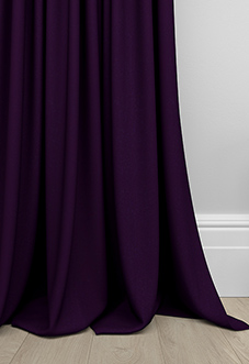 Faux Suede, Purple - Made to Measure Curtains